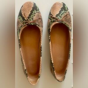Madewell Snakeskin Flats